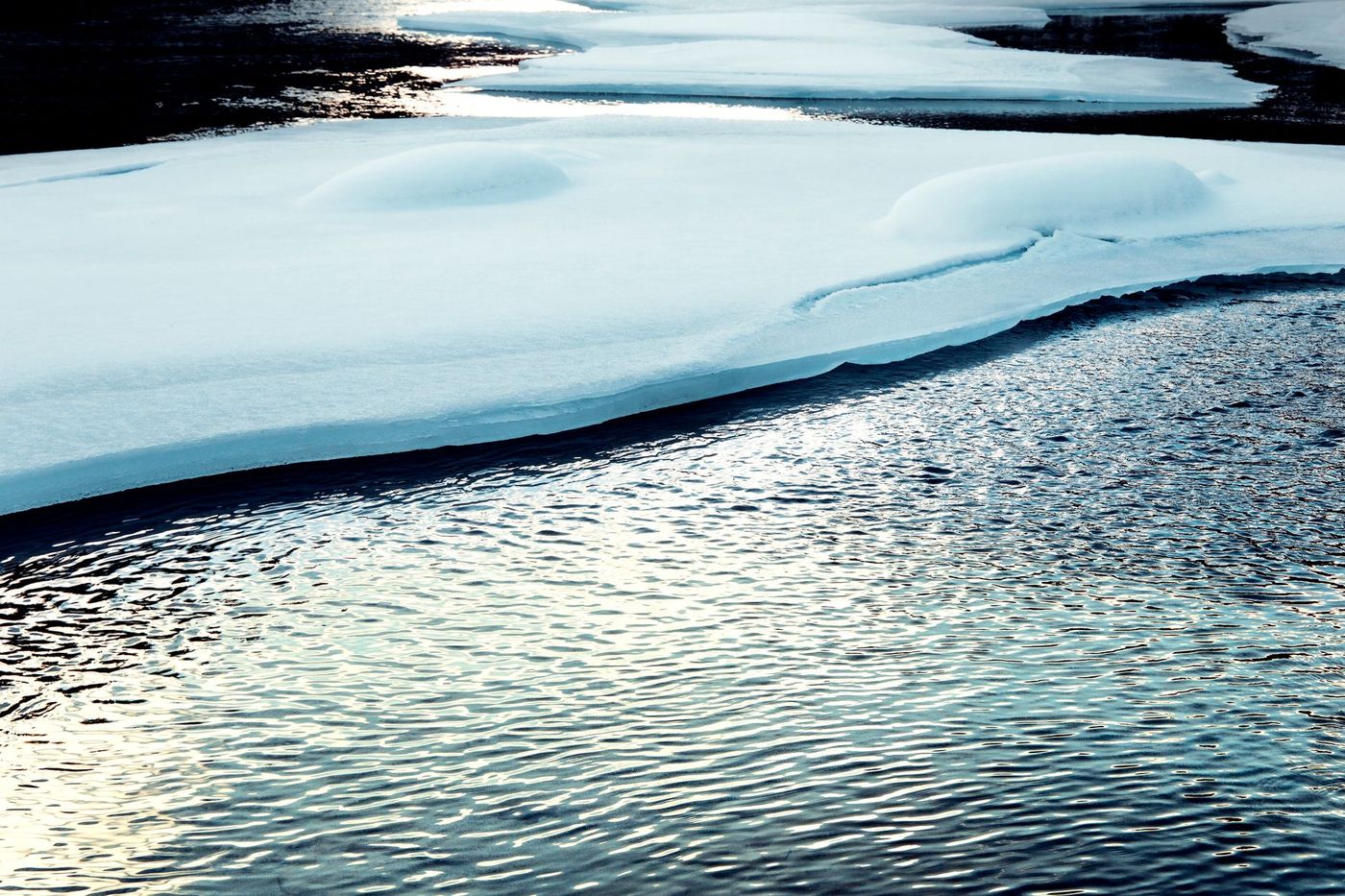 Rippling water